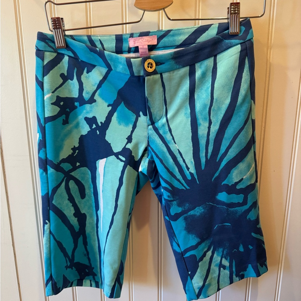 Lilly Pulitzer blue / aqua Bermuda  shorts